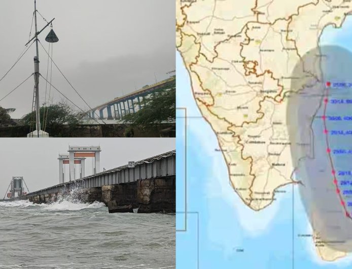 430 கி.மீ. தொலைவில் டிட்வா புயல் : கடல் சீற்றம், துறைமுகங்களில் புயல் கூண்டு 