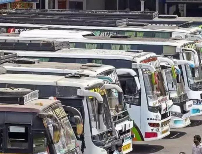 18 நாள் பஞ்சாயத்து ஓவர் : வெளிமாநிலங்களுக்கு மீண்டும் துவங்கிய தனியார் ஆம்னி பஸ் சேவை 