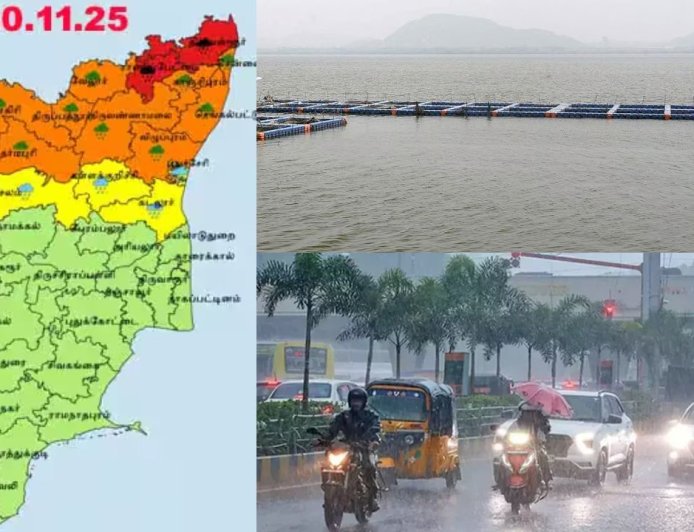 சென்னையை நெருங்கும் டிட்வா புயல் - 9 மாவட்டங்களுக்கு நாளை ஆரஞ்ச் அலர்ட் : 2 துறைமுகங்களில் 5 ம் எண் புயல் எச்சரிக்கை கூண்டு ஏற்றம்