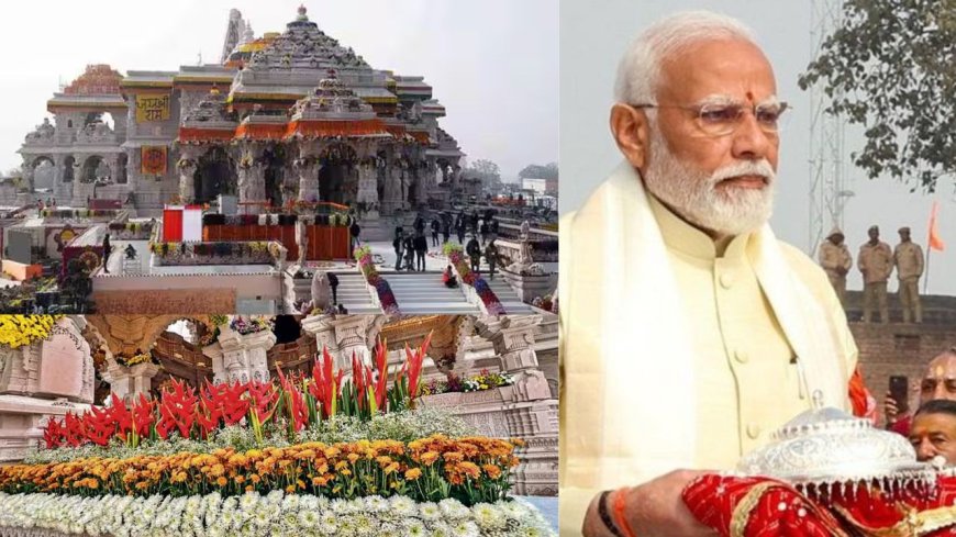 100 டன் பூக்களால் அலங்காரம் - அயோத்தியில் விழா கோலம் : நாளை கொடியேற்றுகிறார் பிரதமர் மோடி 