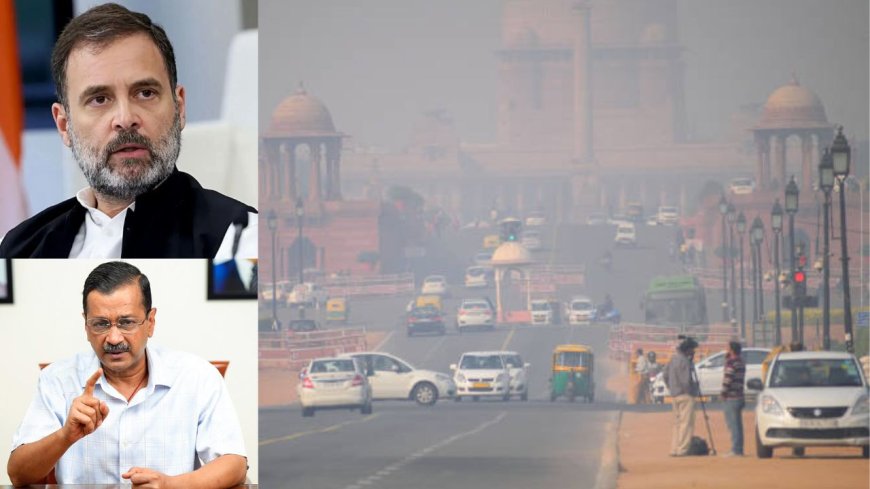 டெல்லி காற்று மாசு குறித்து நாடாளுமன்றத்தில் விவாதிக்க வேண்டும் : ராகுல் காந்தி வலியுறுத்தல்