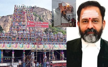 திருப்பரங்குன்றம் 144 தடை உத்தரவு ரத்து : 7 மணிக்கு தீபத்தூணில் தீபம் ஏற்றம் வேண்டும் : நீதிபதி ஜி ஆர் சுவாமிநாதன்