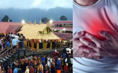 சபரிமலையில் சோகம்:  தமிழக பக்தர் மாரடைப்பால் மரணம்