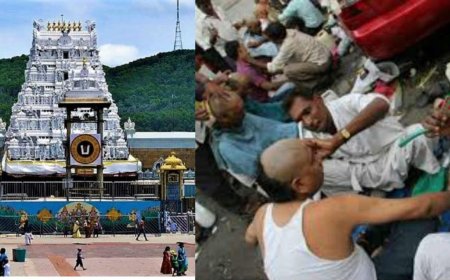 திருப்பதியில் மொட்டை அடிக்க 1 கோடி ரூபாய் மதிப்புள்ள பிளேடுகள் நன்கொடை