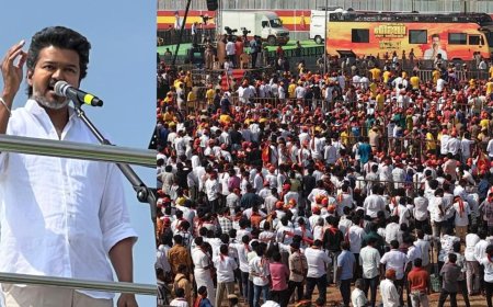 திமுக தீயசக்தி - தவெக தூய சக்தி : ஈரோட்டில் ஸ்டாலின் மீது  விஜய் அட்டாக்