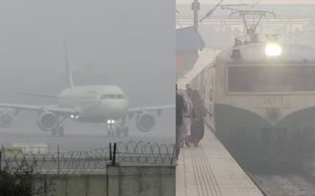 சென்னையில் கடும் பனிமூட்டம் : விமானம், ரயில் தாமதம் பயணிகள் அவதி 