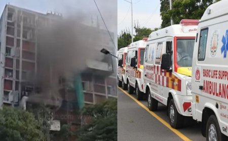 பிஎஸ்என்எல் அலுவலகத்தில் தீ விபத்து: 108 இலவச ஆம்புலன்ஸ் சேவை, மின்வாரிய இணையதளம் முடக்கம்