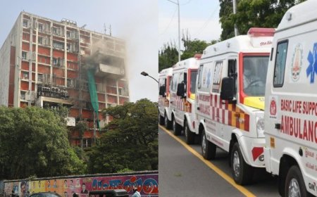 பிஎஸ்என்எல் அலுவலகத்தில் தீ விபத்து: 108 இலவச ஆம்புலன்ஸ் சேவை, மின்வாரிய இணையதளம் முடக்கம்