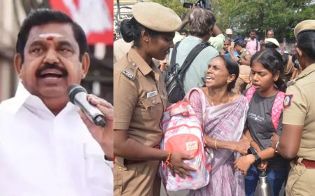 ஆசிரியர்கள் மீதான அராஜகப் போக்கை கைவிடுக : எடப்பாடிபழனிசாமி வலியுறுத்தல் 