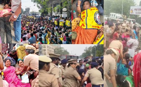 ஆர்ப்பாட்டங்களால் தவிக்கும் தலைநகர் சென்னை: அறிவாலயத்தை முற்றுகையால் பரபரப்பு, போலீஸ் குவிப்பு 