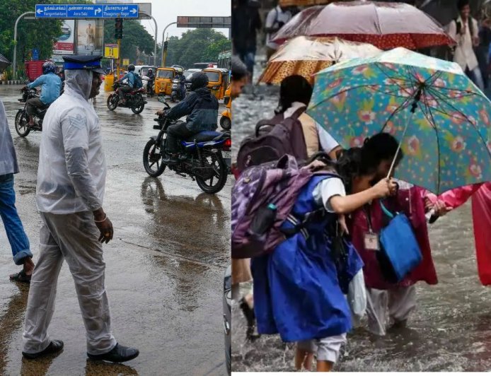 சென்னையில் கனமழை : பள்ளி, கல்லூரிகளுக்கு அரை நாள் விடுமுறை ?
