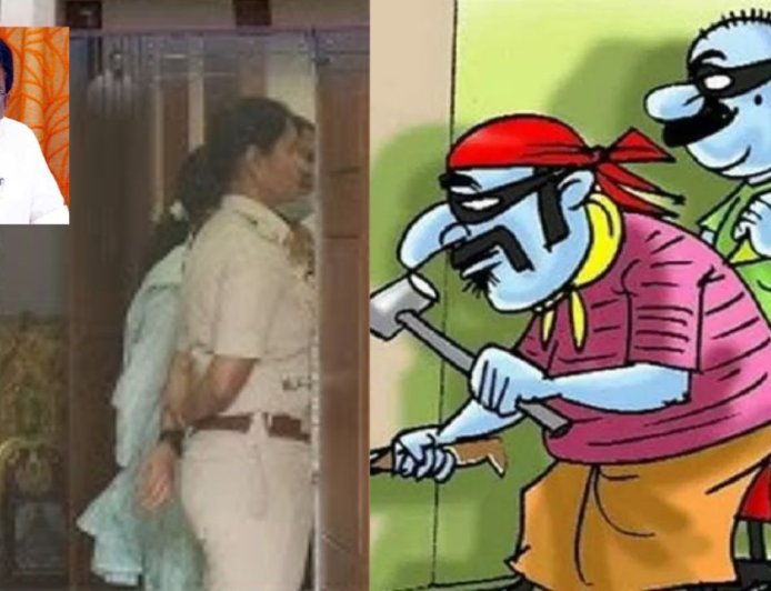 திமுக முன்னாள் எம்.பி.வீட்டில் 300 சவரனை அள்ளி சென்ற திருடன்: கோடிகணக்கில் கொள்ளை போனதால் பதற்றம்