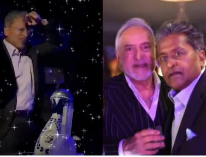 லண்டனில் லலித் மோடி பிறந்தநாள் : விஜய் மல்லையா கூத்தாட்டம் - வைரலாகும் வீடியோ