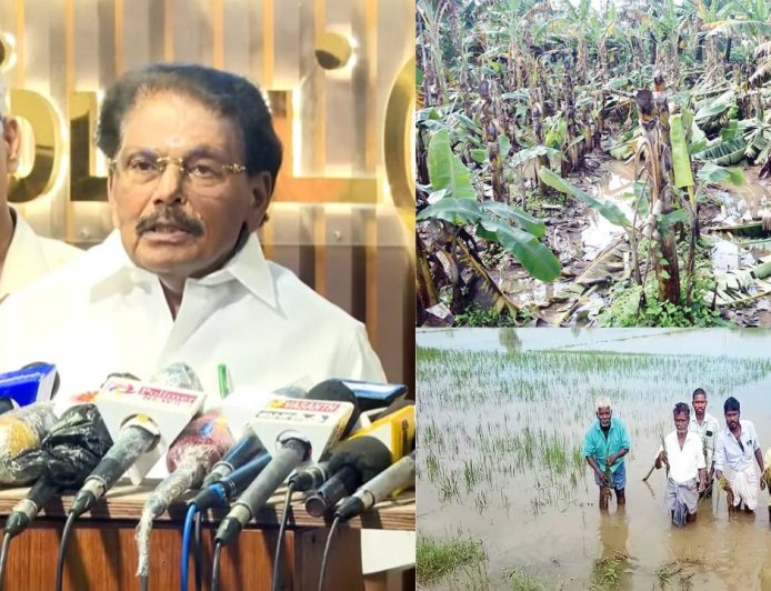 மழையால் பாதிக்கப்பட்ட பயிர்களுக்கு ஹெக்டேருக்கு ரூ.20,000 நிவாரணம் வழங்கப்படும்: தமிழக அரசு அறிவிப்பு