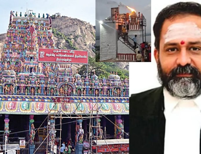 திருப்பரங்குன்றம் 144 தடை உத்தரவு ரத்து : 7 மணிக்கு தீபத்தூணில் தீபம் ஏற்றம் வேண்டும் : நீதிபதி ஜி ஆர் சுவாமிநாதன்