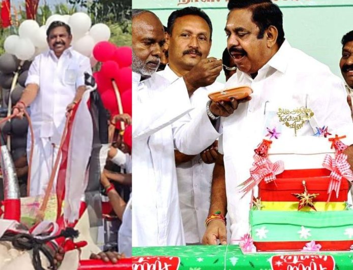 அதிமுக பொங்கல் கொண்டாட்டம் : மாட்டு வண்டியில் வர போகும் எடப்பாடி பழனிசாமி 