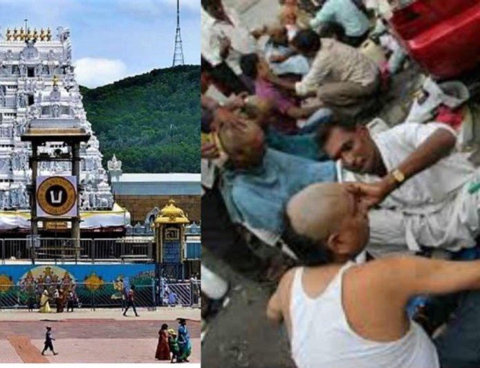 திருப்பதியில் மொட்டை அடிக்க 1 கோடி ரூபாய் மதிப்புள்ள பிளேடுகள் நன்கொடை