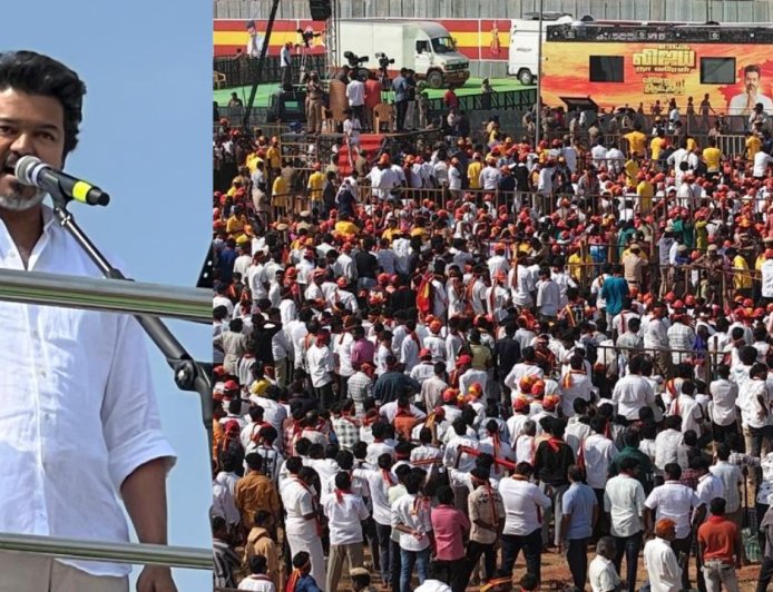 திமுக தீயசக்தி - தவெக தூய சக்தி : ஈரோட்டில் ஸ்டாலின் மீது  விஜய் அட்டாக்