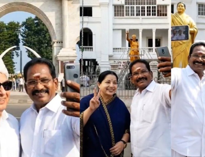 எம்.ஜி.ஆர்., ஜெயலலிதா, எடப்பாடி பழனிசாமியுடன் செல்பி: மன்னிப்பு கேட்ட மாஜி அமைச்சர் செல்லூர் ராஜூ