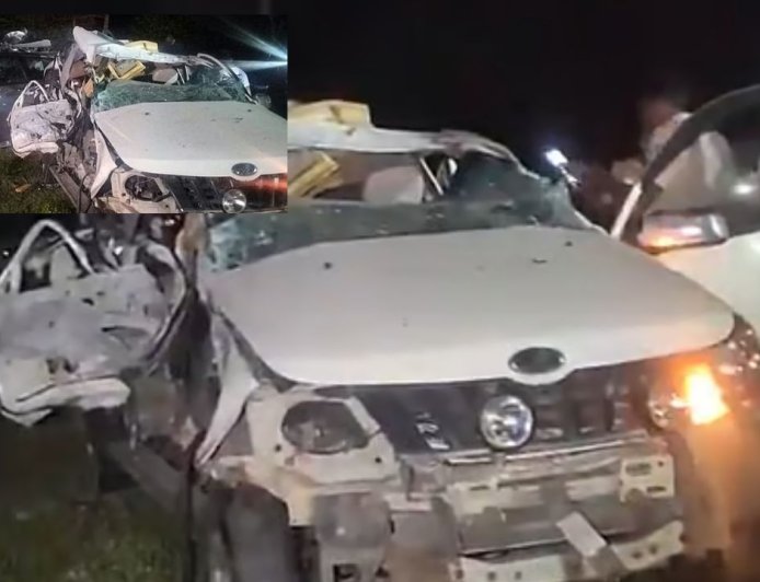 திட்டக்குடி அருகே கார்கள் அரசு பேருந்து நேருக்கு நேர் மோதி விபத்து : 9 பேர் பரிதாபமாக உயிரிழப்பு