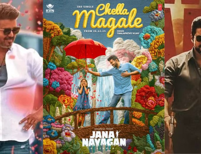 'ஜனநாயகன்' 3-வது சிங்கள் 'செல்ல மகளே...'  நாளை வெளியாகிறது:  விஜய் ரசிகர்கள் உற்சாகம் 