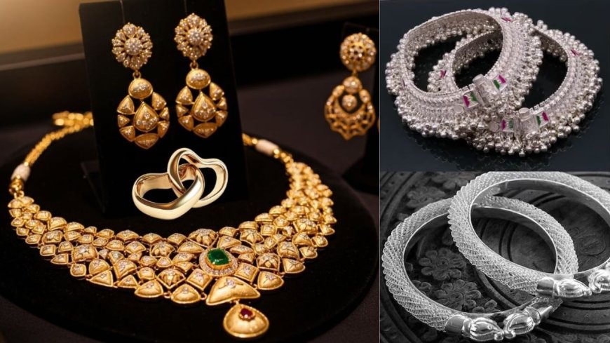 புதிய உச்சத்தை தொடும் தங்கம்,வெள்ளி  : சவரன் ரூ.960 உயர்வு 