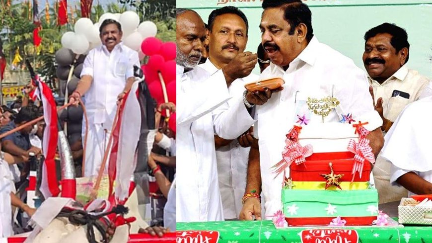 அதிமுக பொங்கல் கொண்டாட்டம் : மாட்டு வண்டியில் வர போகும் எடப்பாடி பழனிசாமி 