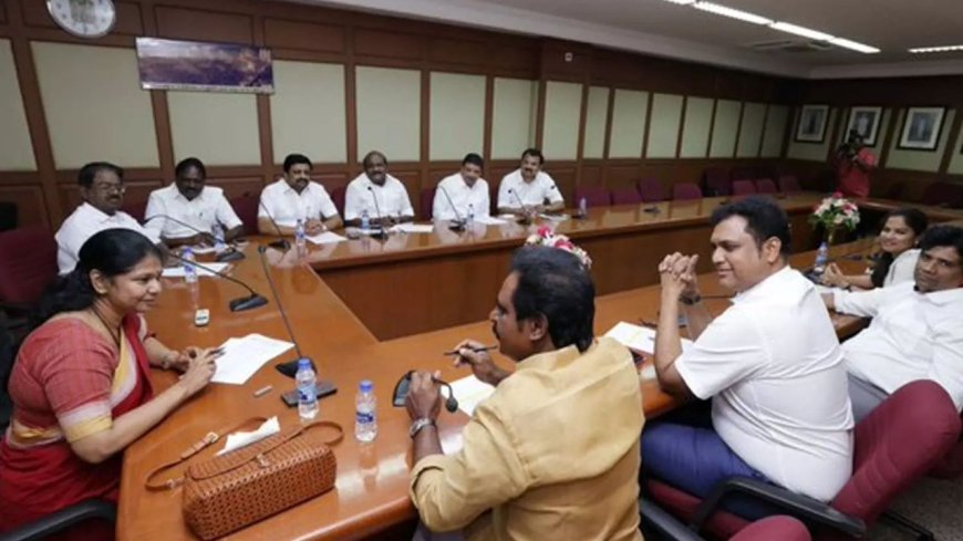 பழனிவேல் தியாகராஜனுக்கு திடீர்  ப்ரோமேஷன் : கனிமொழி தலைமையில் தேர்தல் தயாரிப்பு குழுவில் இடம்