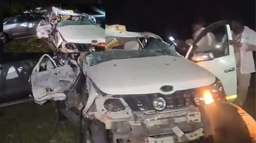 திட்டக்குடி அருகே கார்கள் அரசு பேருந்து நேருக்கு நேர் மோதி விபத்து : 9 பேர் பரிதாபமாக உயிரிழப்பு