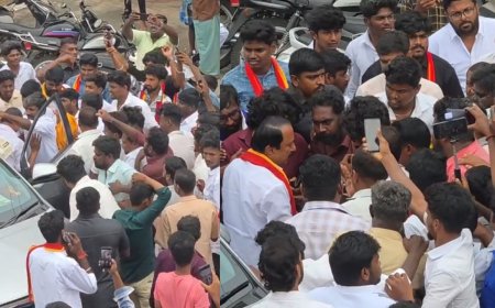 தவெக உட்கட்சி மோதல் உச்சகட்டம்: செங்கோட்டையனை முற்றுகையிட்ட அதிருப்தியாளர்கள் : திருப்பூர் திறப்பு விழாவில் பரபரப்பு