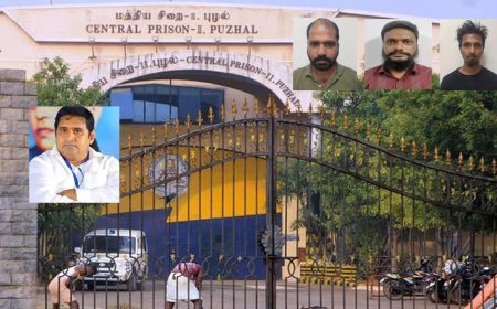 புழல் சிறையில் பதற்றம் : ஆம்ஸ்ட்ராங் கொலை கைதிகளுக்குள் மோதல்: சிறைகாவலர் மீது தாக்குதல்