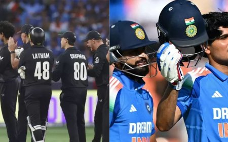 நியூசிலாந்துக்கு எதிரான ஒருநாள் தொடர் : இந்திய அணி அறிவிப்பு 