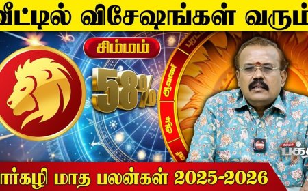 2026 புத்தாண்டுப் பலன்கள்!  இன்றைய தினம் சிம்மம் ராசி 