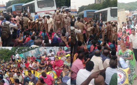 16 வது நாளாக இடை நிலை ஆசிரியர்கள் போராட்டம்; வலுக்கட்டாயமாக கைது செய்த போலீசார் 