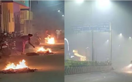 போகியால் புகைமூட்டமான தலைநகர் சென்னை: 9 விமானங்கள் ரத்து: பயணிகள் அவதி 