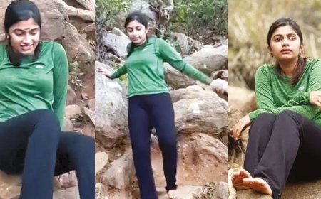 திருவண்ணாமலை கிரிவலைபாதை அத்துமீறிய சின்னத்திரை நடிகை: வனத்துறையினர் விசாரணை 