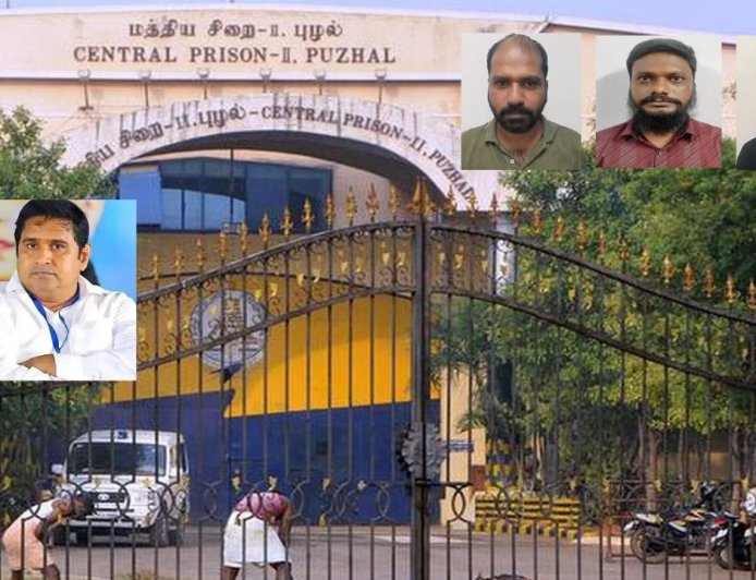 புழல் சிறையில் பதற்றம் : ஆம்ஸ்ட்ராங் கொலை கைதிகளுக்குள் மோதல்: சிறைகாவலர் மீது தாக்குதல்