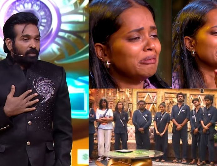 பிக்பாஸ் நிகழ்ச்சிக்கு மனித உரிமை மீறல், சாப்பாடு போடுவது இல்லை : நடிகர் விஜய்சேதுபதி மீது போட்டியாளர் நந்தினி சரமாரி குற்றச்சாட்டு 