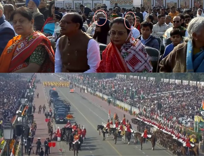 77-வது குடியரசு தினவிழா: மூன்று வரிசையில் ராகுல்காந்திக்கு இருக்கை ஒதுக்கீட்டால் சர்ச்சை