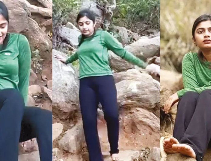 திருவண்ணாமலை கிரிவலைபாதை அத்துமீறிய சின்னத்திரை நடிகை: வனத்துறையினர் விசாரணை 