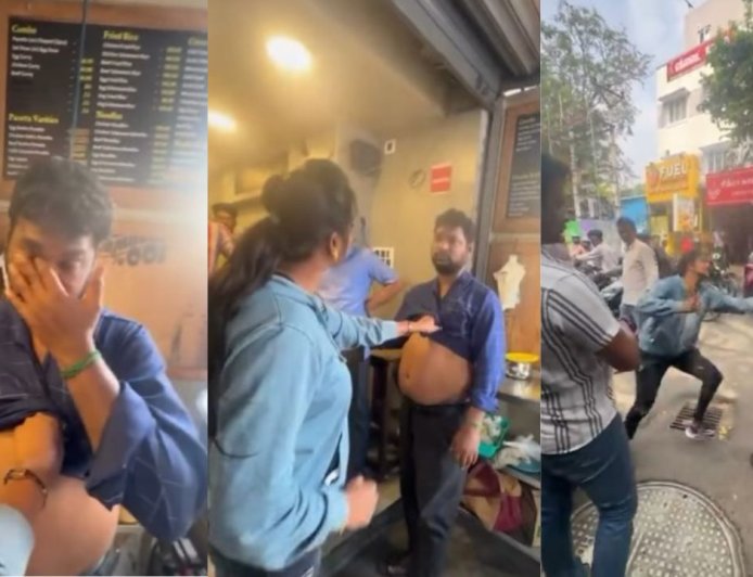 சோசியல் மீடியாவில் ஆபாசமாக பேசிய நபர்: சட்டையை பிடித்து அடித்த துணை நடிகை