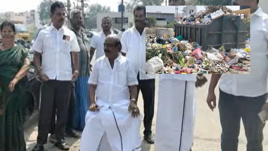 ஆளும் கட்சிக்கு எதிராக சிட்டிங் திமுக எம்எல்ஏ சாலை அமர்ந்து தர்ணா 