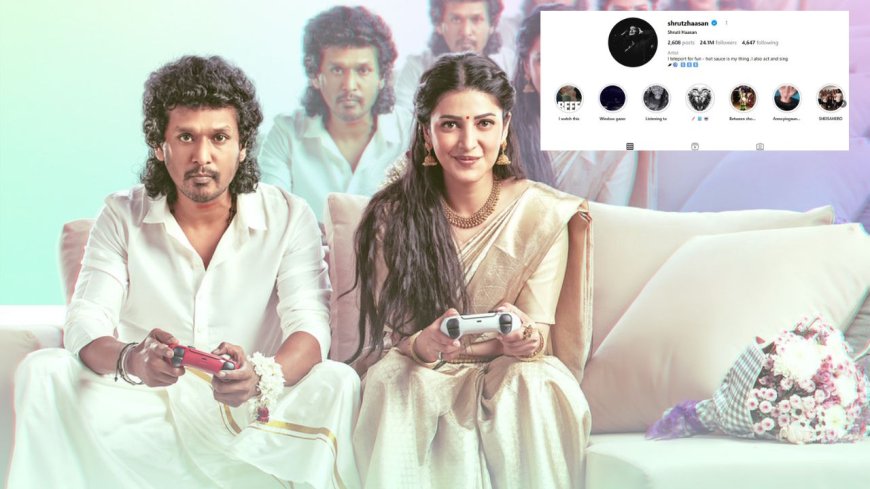 முறிந்த நட்பு : இயக்குநர் லோகேஷ் கனகராஜ் 'UN FOLLOW' செய்த நடிகை ஸ்ருதி ஹாசன் 