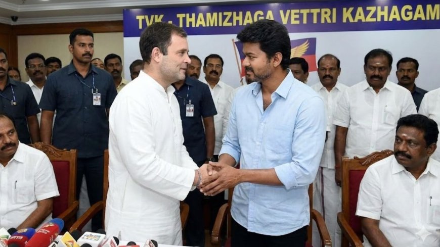 ஜனநாயகன் சென்சார் விவகாரம்:விஜய்க்கு ஆதரவாக ராகுல்காந்தி எக்ஸ் பதிவு 