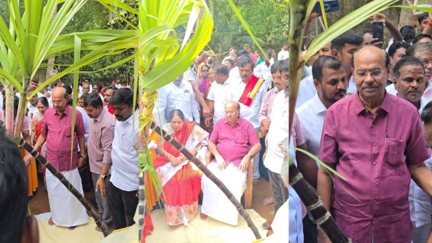 அன்புமணி இல்லாமல் பொங்கல் விழா கொண்டாடிய ராமதாசு: பாமகவினர் வருத்தம்  