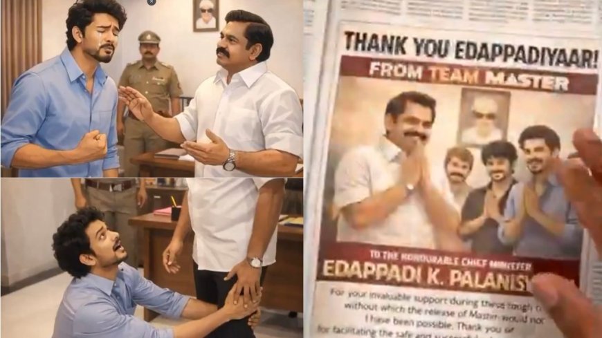 எடப்பாடி காலில் விழும் விஜய் ஏஐ வீடியோ: தவெக மீதான அட்டாக்கை தீவிரப்படுத்தும் அதிமுக