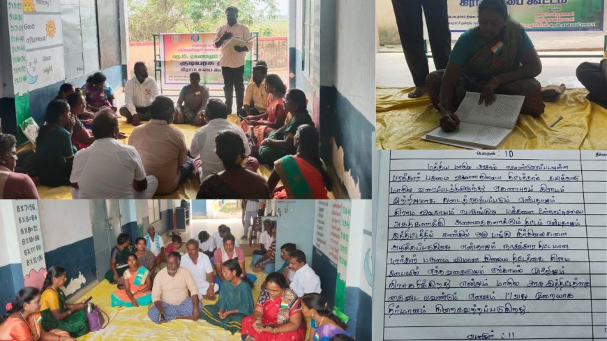 பரந்தூர் புதிய விமான நிலையம் வேண்டாம்: 17வது முறையாக கிராமசபை கூட்டத்தில் தீர்மானம் 