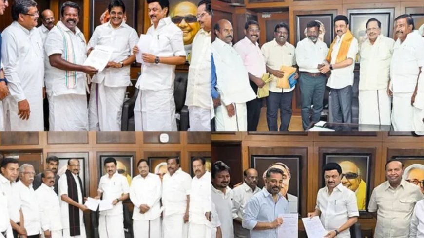 திமுக கூட்டணி கட்சிகள் பிப்ரவரி முதல் வாரத்தில் தொகுதி பங்கீடு பேச்சுவார்த்தை