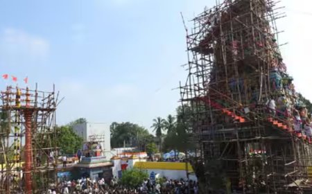 2000 ஆண்டு பழமை வாய்ந்த் பொன்னேரி பாலீஸ்வரர் கோயில் மஹா கும்பாபிஷேகம்: ஏராளமான பக்தர்கள் சாமி தரிசனம் 