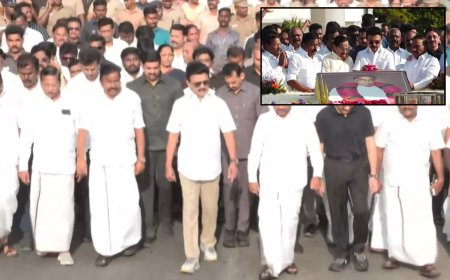 அண்ணா, கருணாநிதி நினைவிடத்தில் முதல்வர் ஸ்டாலின் மரியாதை 